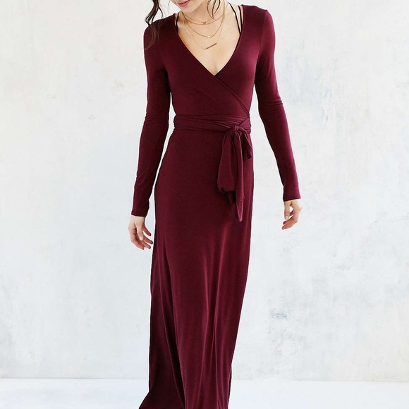 Ecote wrap knit maxi dress - Picture 4 of 7